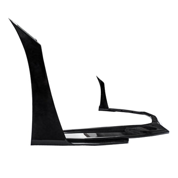 Front Lip For 2015-2017 Ford Mustang Front Bumper Lip Splitters Gloss Black